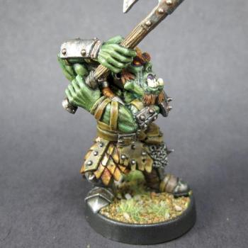 D&D 88267 Axe Wielding Orc by mikecarrero