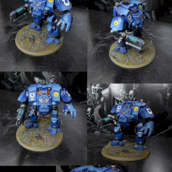 Ultramarines Redemptor Dreadnought by P4Painting
