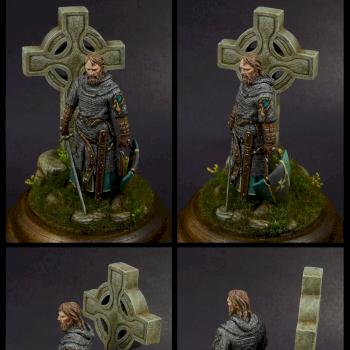Irish Knight (14th cen.) (54mm) by b00gie
