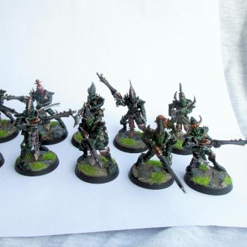 Dark Eldar Kabalite Warriors squad by red-badger
