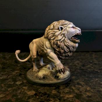 Kingdom Death White Lion by wolfewuz