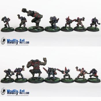 Khorne Blood Bowl Team by MadFlyArtStudio