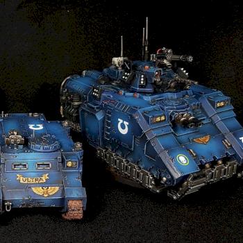 Ultramarine Repulsors and Rhino by Kneeil