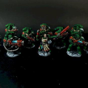 WARHAMMER 40K - DARK ANGELS SQUAD by pablito.arte
