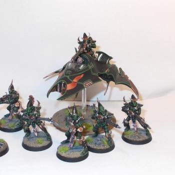 Dark Eldar Kabalite Warriors squad by red-badger