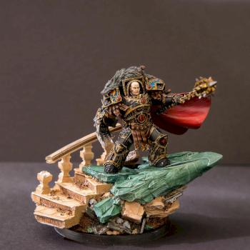 Horus the Warmaster Primarch of the Sons of Horus by sockmerchant