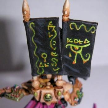 Eldar Autarch, Back Banner detail by ZenKitty13