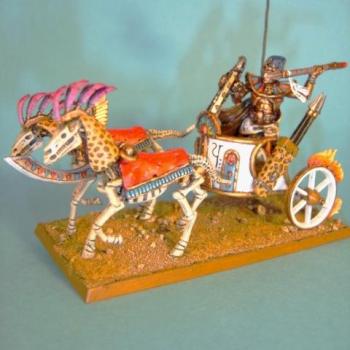 tomb kings mounted prince tutankhanut by Txutxo