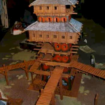 Mordheim Ruined Garrison by gnomowoto