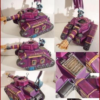 Lost And Damned of slaanesh leman russ [WIP] by hedpe88150