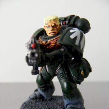 dark angel space marine trooper by commanderstorm