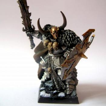 Archaon on foot by Jaybay