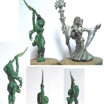 Elfa bruja/ elf witch WIP by juza