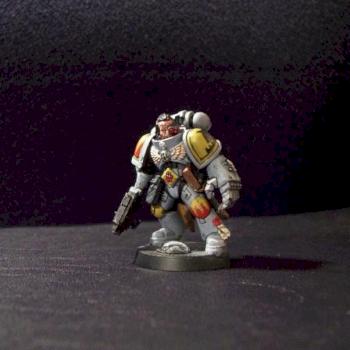 Space Wolf pack leader by wolflordkejl