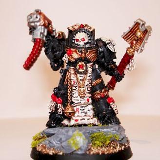 Black Templars Terminator Chaplain by ivincatania