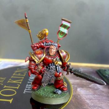 Space Marine captain by vintagephreak