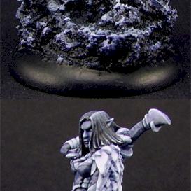 Lanyssa Nyss Sorceress Frost Elf Monochrome (Repost) by Jubilee