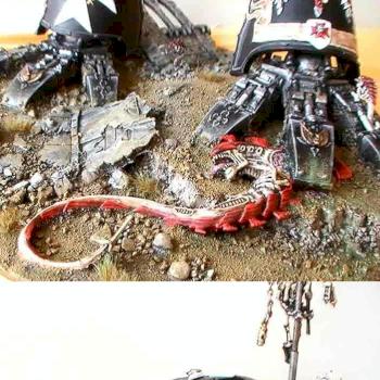 Black Templars TITAN Warhound 40k by Retribution Angel