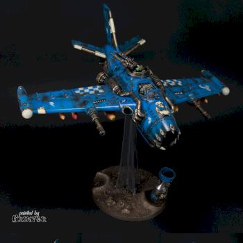 Ork DakkaJet by Grimvar