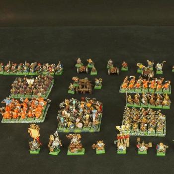 Pro Painted Classic Dwarfs Army by dave663