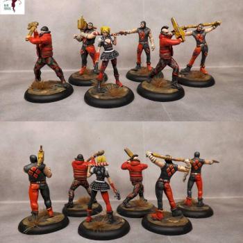 Harley Quinn & Arkham Knight Crew by KRK Mini Painting Studio