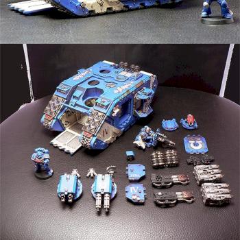Land Raider Crusader ultramarine magnetized by Kito