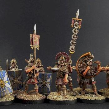 28mm Aventine Early Imperial Roman Unit Legionaries with Full Command by avalonindustries2040