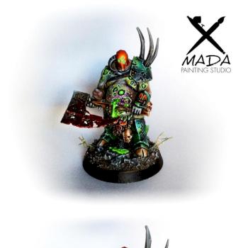 Nurgle Champion of Chaos by ArtMaDa