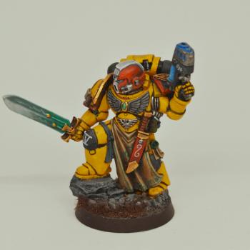 Imperial Fist Sternguard Veteran by bradshaw
