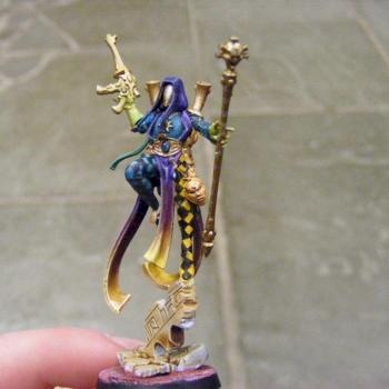 harlequin shadowseer by madgnomepainting