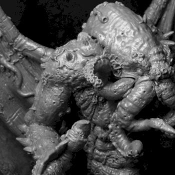 Q'Thulu in grey {Lovecraft ...Cthulhu, Q'thulu, Ktulu, Cathulu, Kthulhut... } by bestialwars