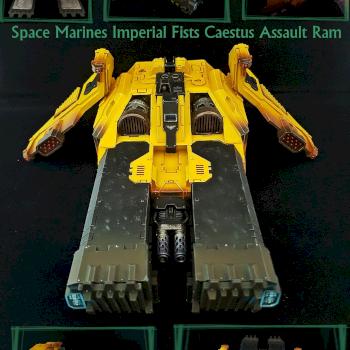 Space Marines - Caestus Assault Ram by Crissis