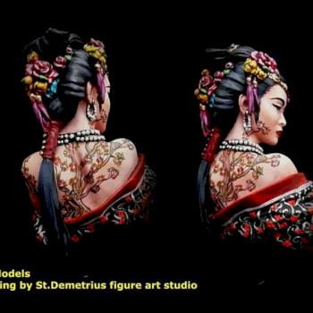 Tatoo Lady.....Scale 1/10 by st.demetrius figure art