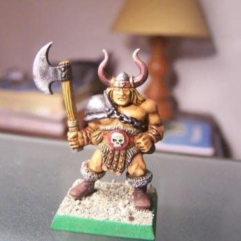 Barbarian with axe by morenosun