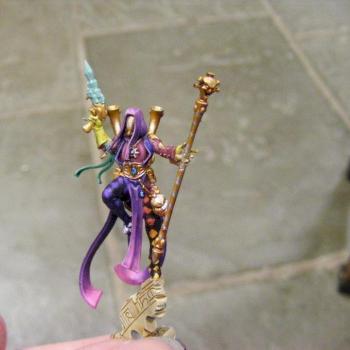 harlequin shadowseer by madgnomepainting
