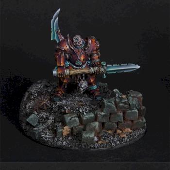 Chaos champion of nurgle by Dirty
