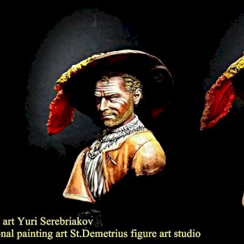 Landsknecht Bust scale 1/10 by st.demetrius figure art