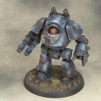 Ultramarines Contemptor Dreadnought by kharn123