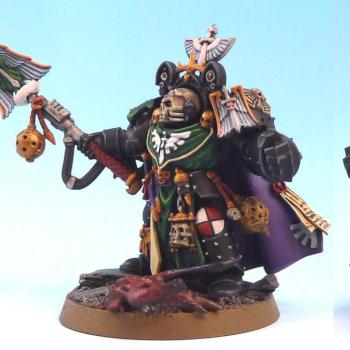 Dark Angel teminator interrogator chaplain conversion by Nicks