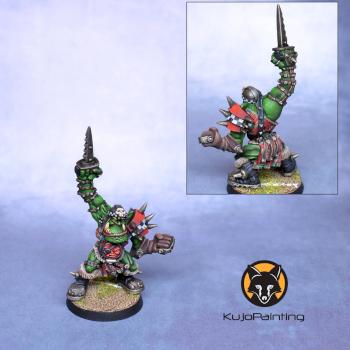 Varag Ghoulchewer - Classic Bloodbowl Ork by KujoPainting