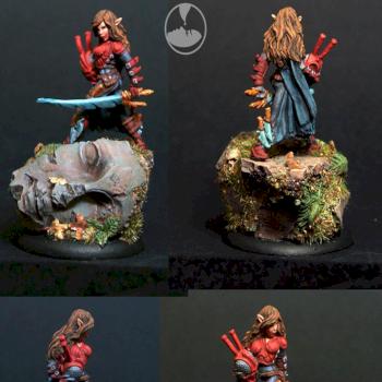 Chivane, Red Mantis Assassin by belminiart