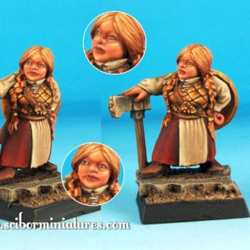 Dwarf Girl by Scibor