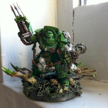 Sons Of Gorgax Spacemarine Champion in Terminator Armour by heavyjon