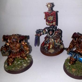 Kaldor Draigo and Adeptus Custodes by geminas