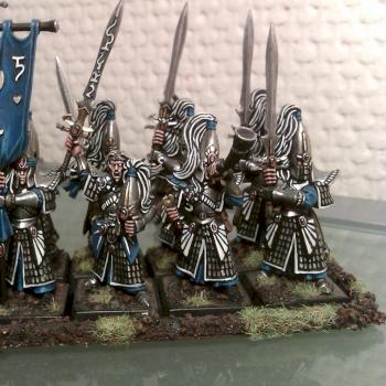High elf Swordmasters by Mortenmg