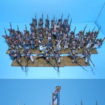 HAND PAINTED - Perry Napoleonic French Line Infantry by dygp2010