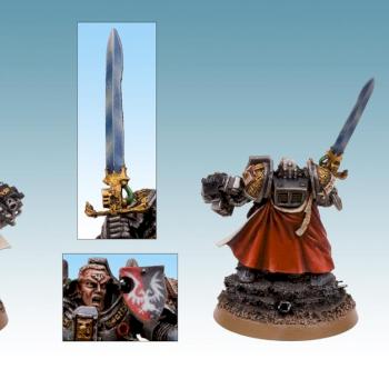 SPACE MARINES GREY KNIGHTS BROTHER CAPTAIN STERN by Fireknight