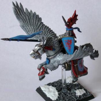Warhammer Fantasy Pegasus Knight by hammerandbrush