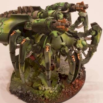 Necron Canoptec Spider by Kenderus