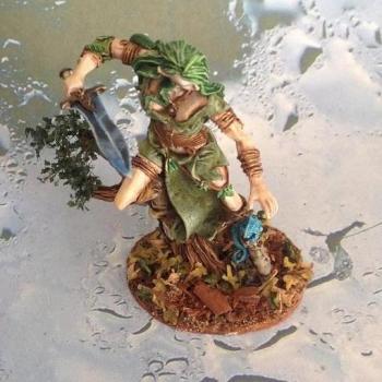 Female wood elf 54mm ltd edition Staff Christmas present by Kilvo666